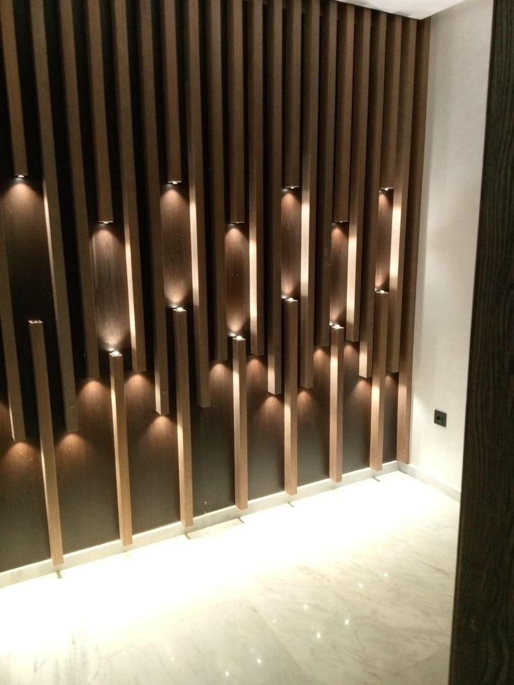 Lighting wall panelling