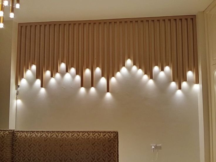 Lighting wall panelling
