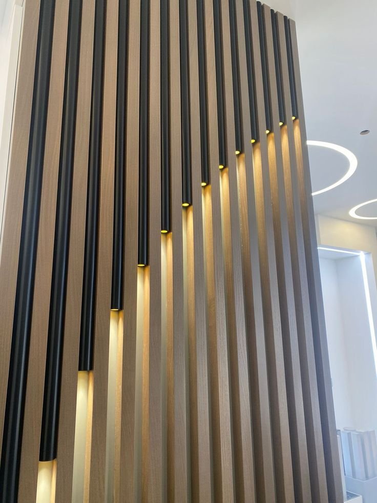 Lighting wall panelling