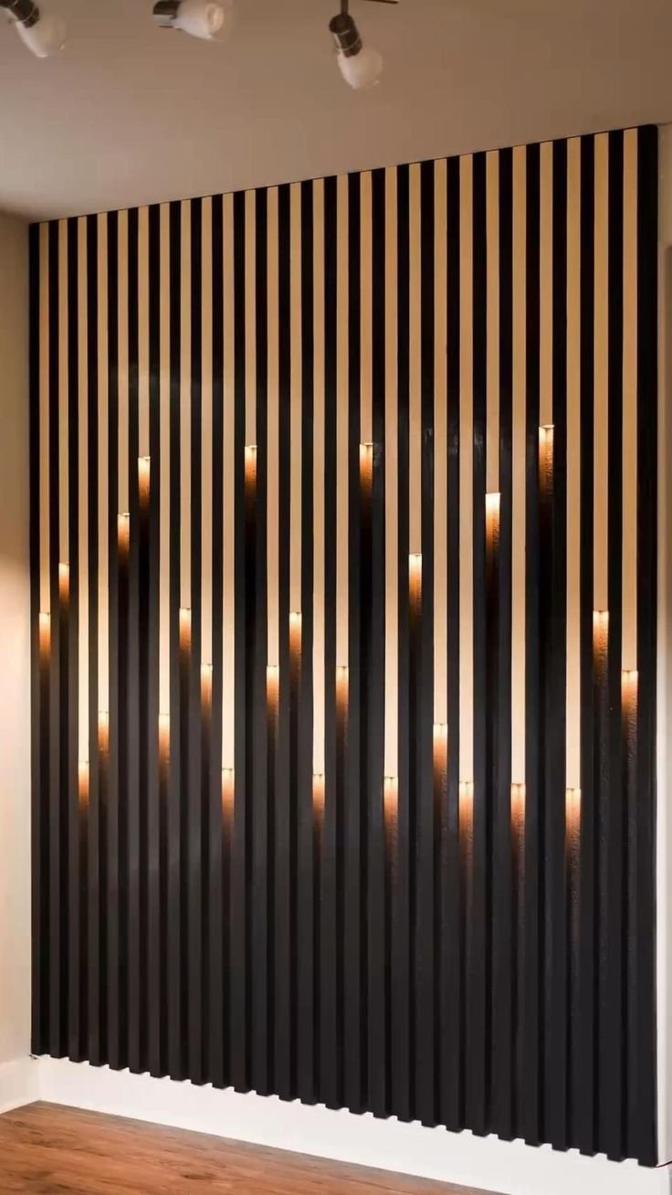 Lighting wall panelling